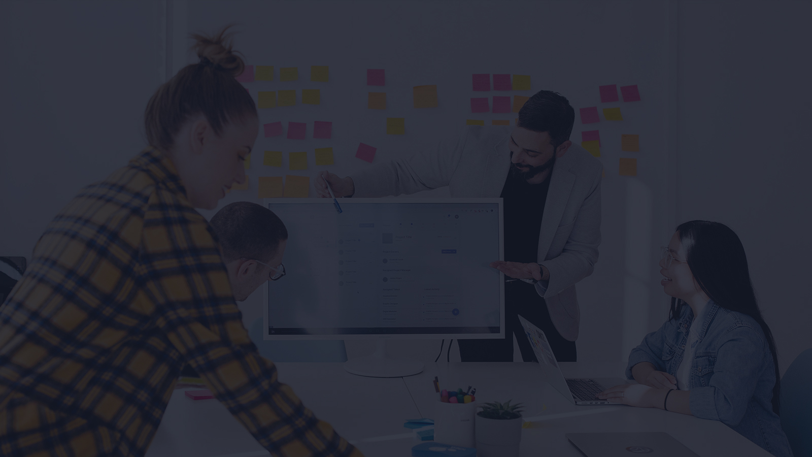 Business team in a meeting